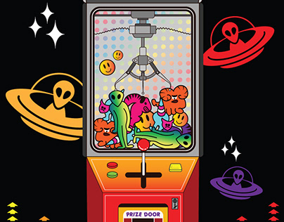 Arcade hall machine - Retro Claw Machine