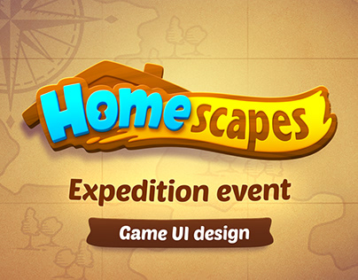 Homescapes (Expedition event) — game ui design
