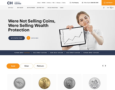 Project thumbnail - Christy Coins & Collectables Website Design
