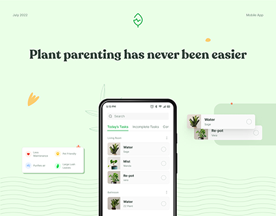 The making of plant care app
