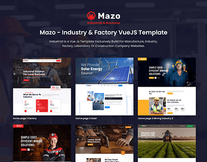 Mazo - Industry & Factory VueJS Typescript Template