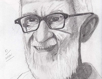 Portrait of Dr. Salim Ali