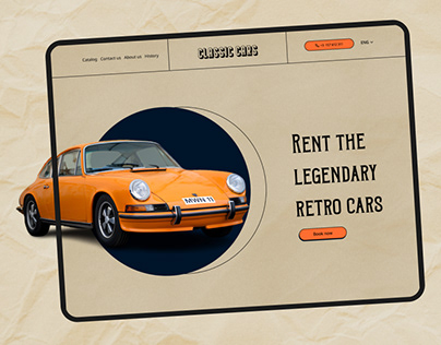 Classic cars | website design