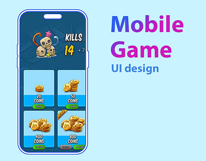 Mobile Game UI Design and Illustrations