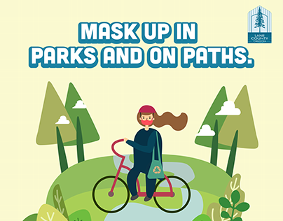 Mask up in parks and on Paths