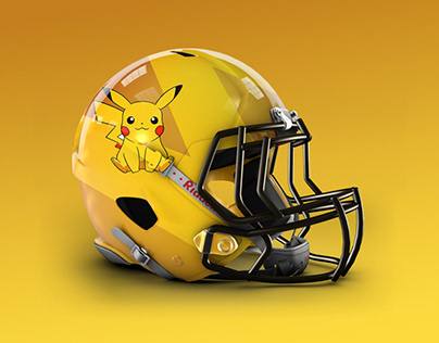 Pokemon Football Helmets
