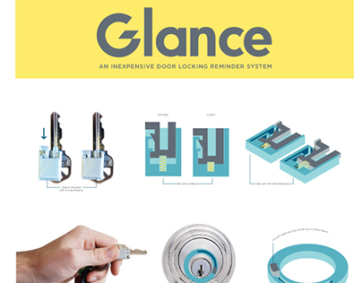 Glance - An inexpensive door locking reminder system