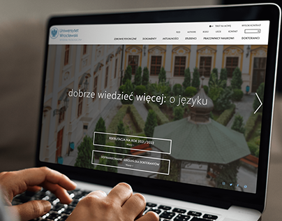 Project thumbnail - University of Wroclaw site reimagined