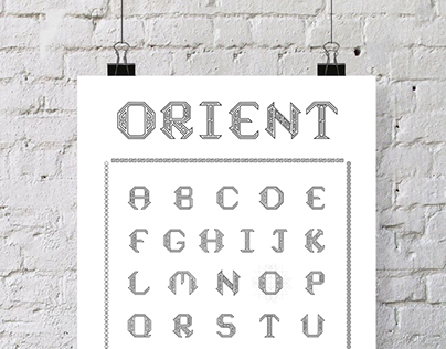 ORIENT - Typeface