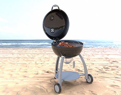 Beach Barbeque CGI for Rösle, Germany