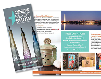 American Made Show Tri-Fold Brochure