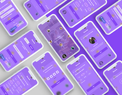 Roomie Finder App Screens Design