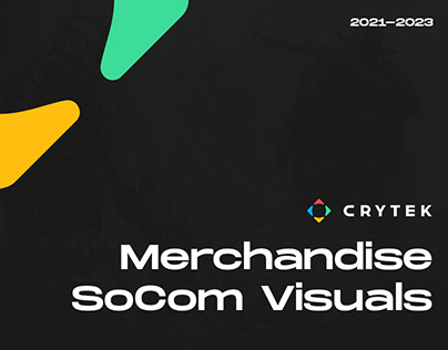 Crytek Official Merchandise Designs - Socom Visuals