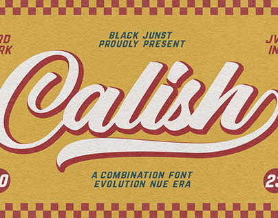 Calish Font Combination