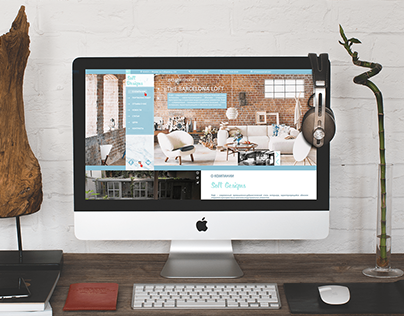 Website of the design studio. Concept