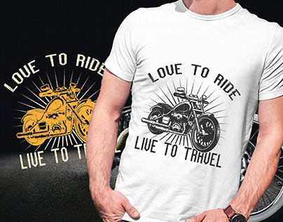 Vintage Motorcycle T-Shirt Design