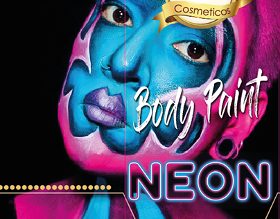 Neon Body Paint label