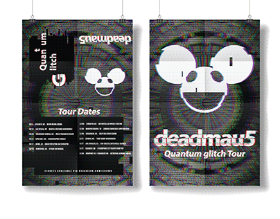 Deadmau5: Quantum Glitch Tour Poster
