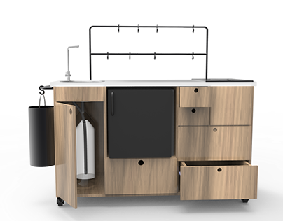 COMPACT KITCHEN Moving Furniture Design