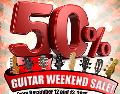 Guitar weekend sale