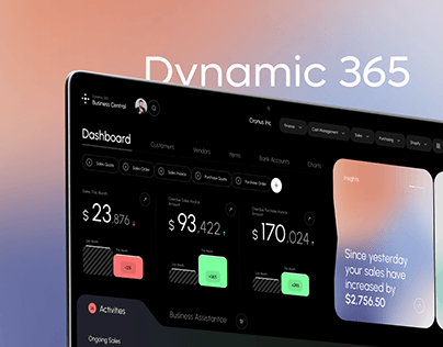 Dynamic 365 - Microsoft CRM Mobile App & Web