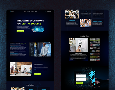 Landing Page - ICT Solutions