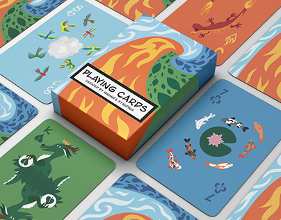 Project thumbnail - The Four Elements Playing Cards