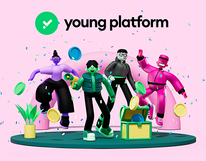 Young Platform — 3D illustration / 2022 Release