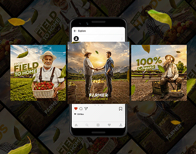 Farm social media design