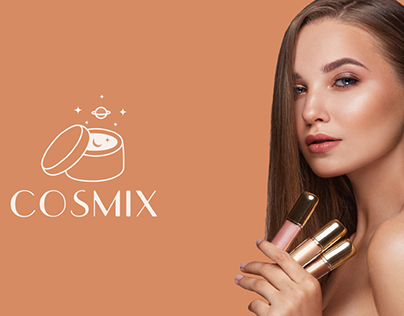 Logo and identity for cosmetics store - Cosmix