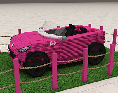 Exhibición carro Barbie