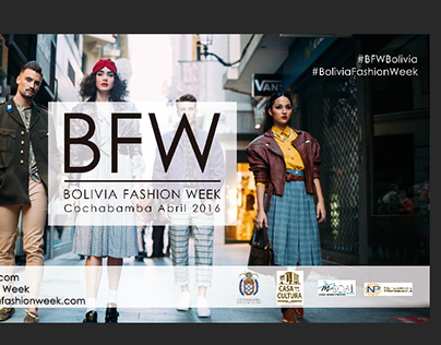 Banner ¨Bolivia Fashion Week¨