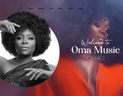 Oma Music Web Interface