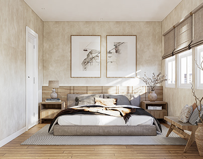 Interior Design Bedroom & Livingroom (Zest House)