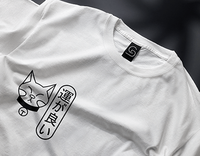Lucky Cat l T-Shirt Design