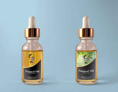 Sil Beauty - Natural Oil Bottle Branding