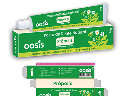 Toothpastes Packaging Design