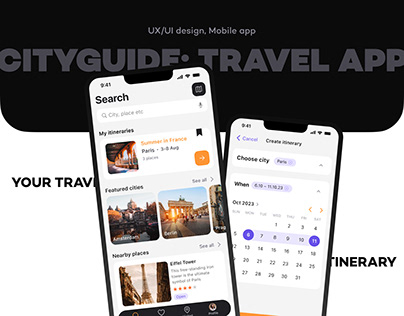 CityGuide | Mobile app design