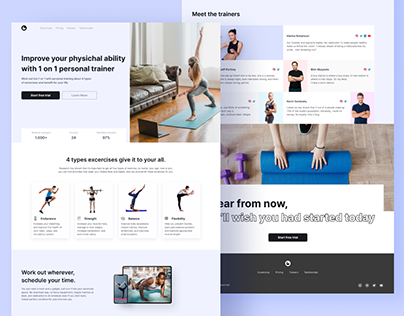 Personal Trainer Landing Page
