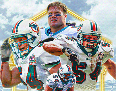 Zach Thomas - Hall of Fame Graphic