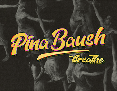 Event Poster Design-Pina Bausch, Nefes (Breath)