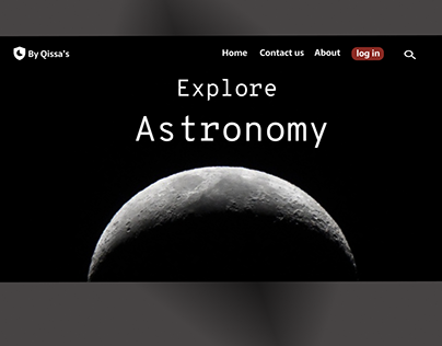 astronomy moon landing page
