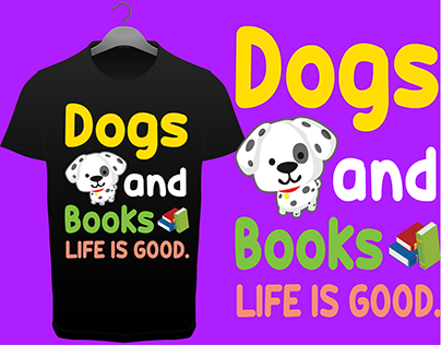 Dog and Book Lover t-shirt