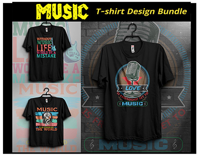 MUSIC T-shirt design