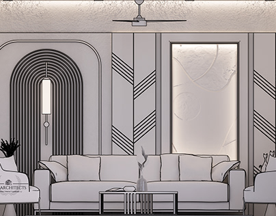 Modern Oasis - Living Room Interior Design