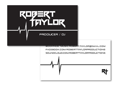 Artist Logo + Business Card  - Robert Taylor