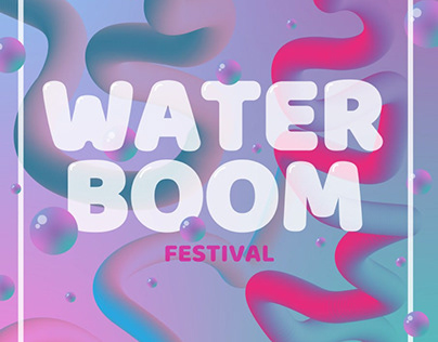 Water boom festival alternative poster