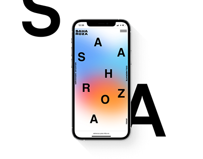 SAHAROZA | Portfolio Website Design