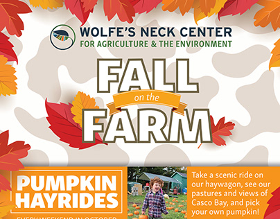 Fall on the Farm Poster - Wolfe's Neck Center