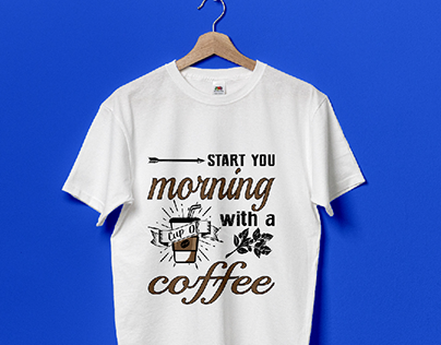 Coffee T-shirt design